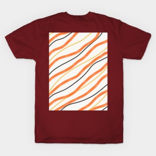 Tile of curvy lines T-Shirt